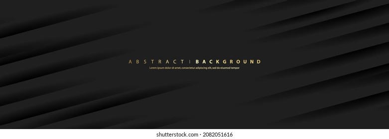 Resumen de fondo negro con líneas brillantes. Diseño elegante y moderno
