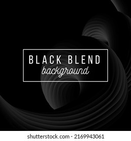 Abstract black background. Spiral backdrop wallpaper.