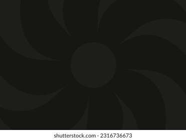 abstract black background. Spiral texture. Vector illustration
