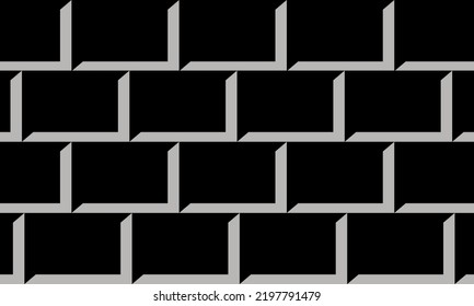 abstract black background with square and geometric pattern. flat style - stock vector.	
