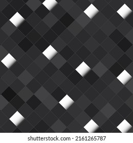Abstract black background with squares, vector illustration