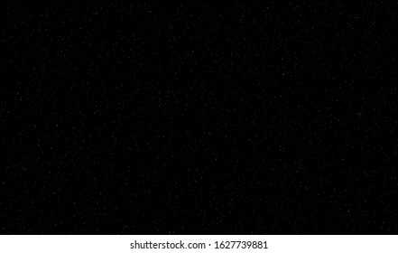 Abstract black background with stars for your design. Vector starry night sky. Space backdrop.
