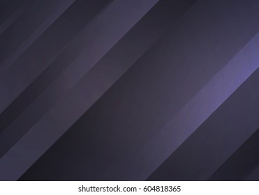 Abstract Black Background With Stripes. Vector Minimal Banner. Dark Tech Sleek Texture.