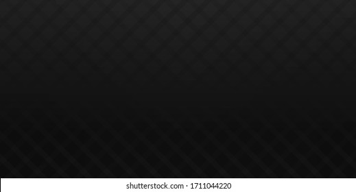 Textil de fondo negro abstracto, con líneas diagonales formando textura de patrón única Ilustración