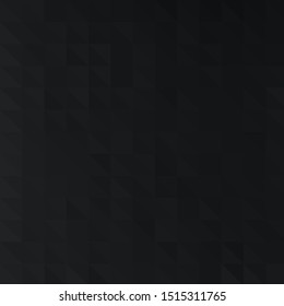 abstract black background with triangle mosaic