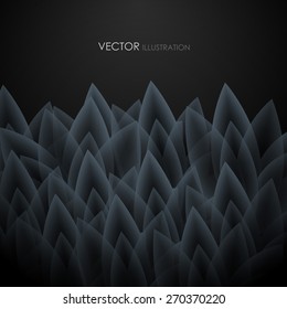 Abstract black background. Vector Illustration. Clip-art