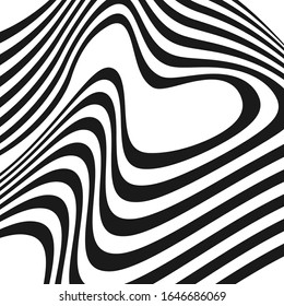 abstract black background with waves and swirls