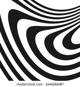 abstract black background with waves and swirls