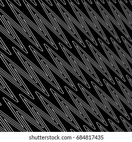 Abstract black background with white geometric lines
