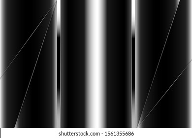 Abstract black background.Glossy metallic design modern for luxury banner,business presentations, flyers, posters.Vector illustration.Eps10 