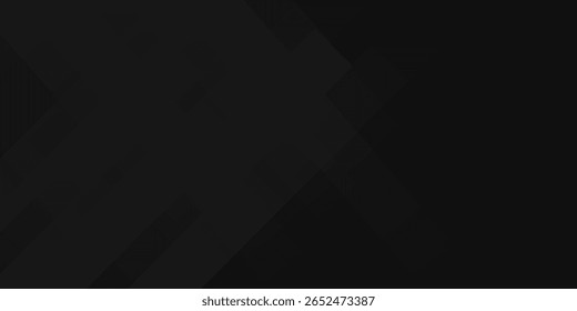 Abstractas fondo de diseño de Anuncio negro con capas superpuestas geométricas diagonales. Elemento gráfico moderno de forma cuadrada. Adecuado para cubiertas, cabeceras, Anuncios, folletos, Sitios web. Vector