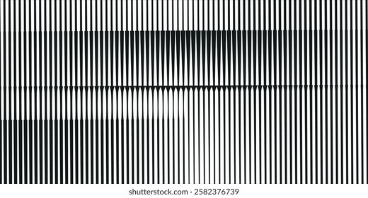 abstract black big to small irregular line pattern.
