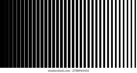Modelo abstracto de la línea grande a Pequeña negra. Ilustración de Vector