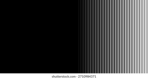 abstract black big to small line pattern.