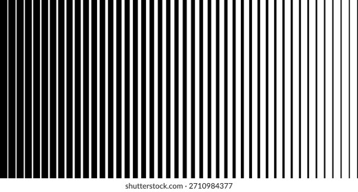 abstract black big to small line pattern.