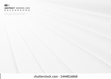 Abstract black blend line vector design for cover artwork. You can use for poster, ad, artwork pattern, vector eps10