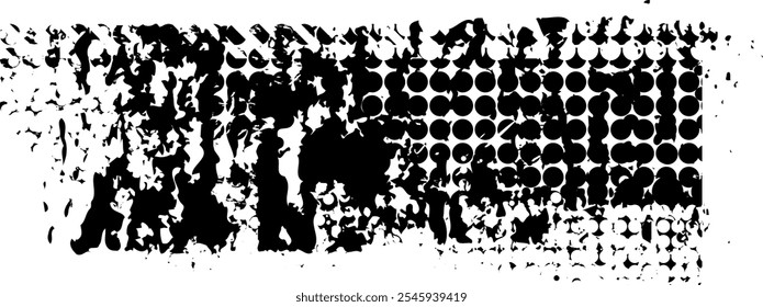 Abstract black blot object. hand drawing. Not AI, Vector illustration