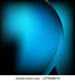 Abstract Black and Blue Background