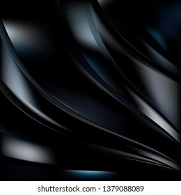 Abstract Black and Blue Background