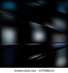 Abstract Black and Blue Background