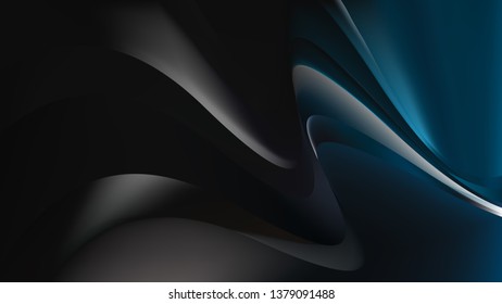 Abstract Black and Blue Background