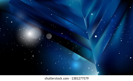 Abstract Black and Blue Background Image