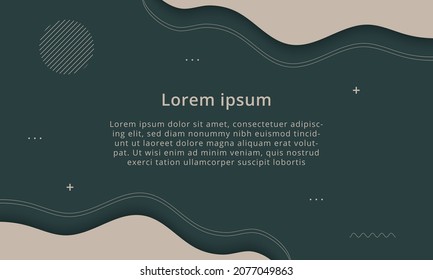 Abstract black and blue background with overlay shape and texture minimal white space background concept.