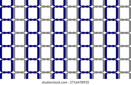 Fondo negro y azul abstracto con el patrón rectangular cuadrado redondo del bloque repite el diseño inconsútil del estilo para la impresión de la tela, patrón tradicionalmente de la impresión de la tela, pared azul del ladrillo, columna de la Vertical