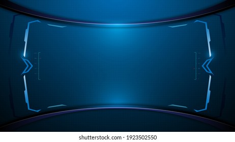 abstract black blue background tech sports concept design template eps 10 vector