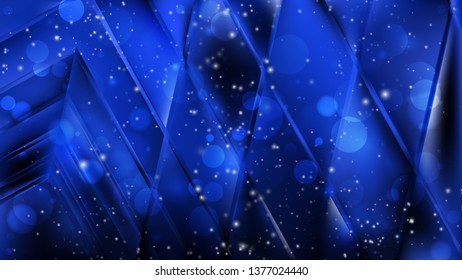 Abstract Black and Blue Bokeh Background Vector