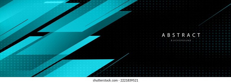 Abstract black and blue color vector design graphic moving lines background