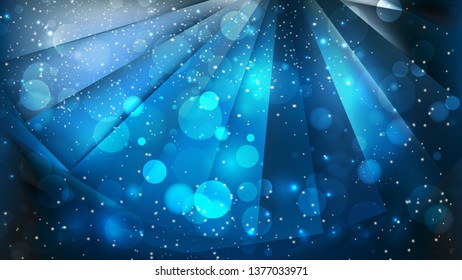 Abstract Black and Blue Defocused Background Design