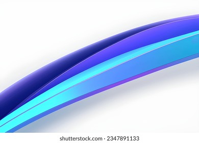Resumen geométrico negro y azul. Aislar sobre fondo blanco. Ilustración vectorial.