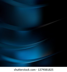 Abstract Black and Blue Graphic Background