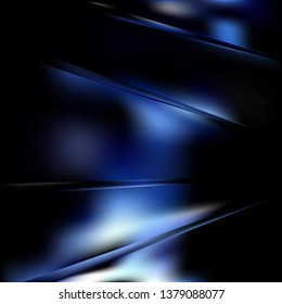 Abstract Black and Blue Graphic Background