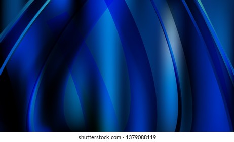 Abstract Black and Blue Graphic Background