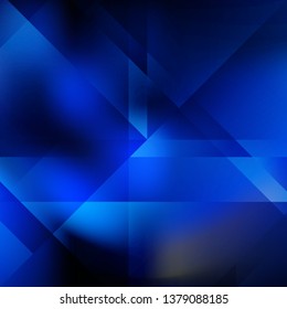 Abstract Black and Blue Graphic Background