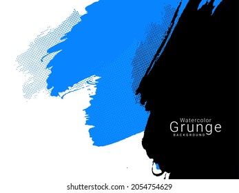abstrakter schwarz-blauer Grunge-Hintergrund