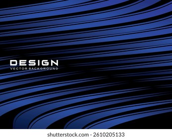 Abstract black and blue light stripes background. Perfect for certificates, banners, business cards, flyers, advertisements, etc.