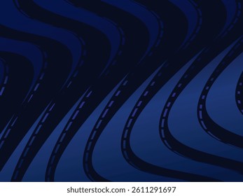 Abstract black and blue light stripes background. Perfect for certificates, banners, business cards, flyers, advertisements, etc.