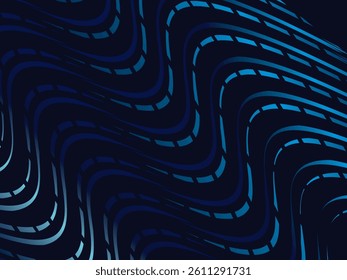 Abstract black and blue light stripes background. Perfect for certificates, banners, business cards, flyers, advertisements, etc.
