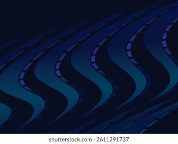 Abstract black and blue light stripes background. Perfect for certificates, banners, business cards, flyers, advertisements, etc.