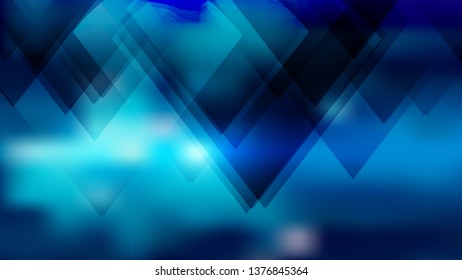 Abstract Black and Blue Lines Stripes and Shapes Background