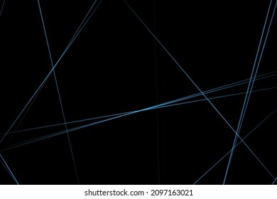 Resumen negro con líneas azules, triángulos de fondo diseño moderno. Ilustración del vector EPS 10.