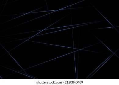 Abstract black with blue lines, triangles background modern design. Vector illustration EPS 10.