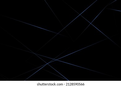 Abstract black with blue lines, triangles background modern design. Vector illustration EPS 10.