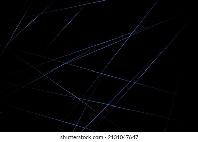 Abstract black with blue lines, triangles background modern design. Vector illustration EPS 10.