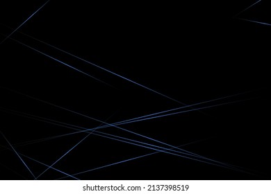 Resumen negro con líneas azules, triángulos de fondo diseño moderno. Ilustración del vector EPS 10.