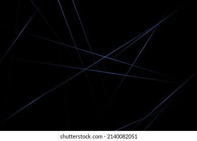 Abstract black with blue lines, triangles background modern design. Vector illustration EPS 10.
