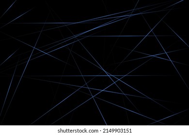 Abstract black with blue lines, triangles background modern design. Vector illustration EPS 10.